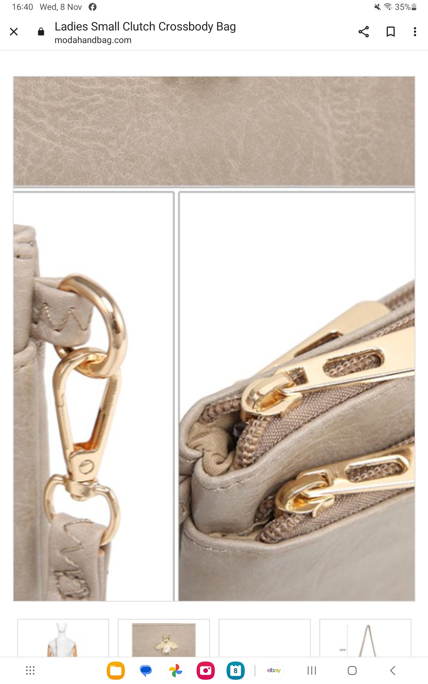 Ladies "BEE" Small Clutch,Crossbody Bag