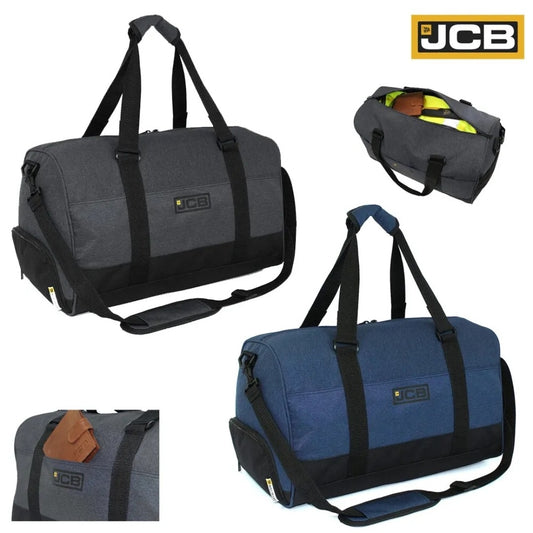 Large Holdall Luggage Travel Sports Weekend Carry Bag Mens Duffle Bag New JCB UK
