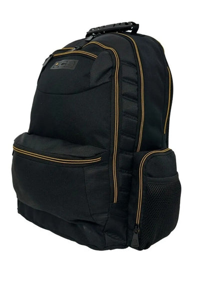 JCB Workmen’s Multi Pocket Backpack Tradesman Rucksack - Padded 900D Polyester