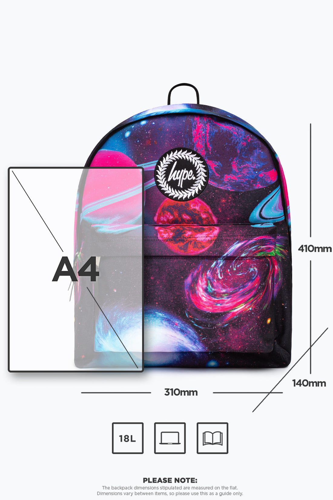 HYPE PURPLE CRAZY SPACE COSMO BACKPACK