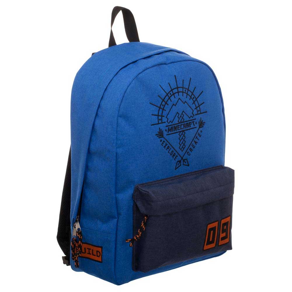 MINECRAFT EXPLORE CREATE BACKPACK BLUE--SALE