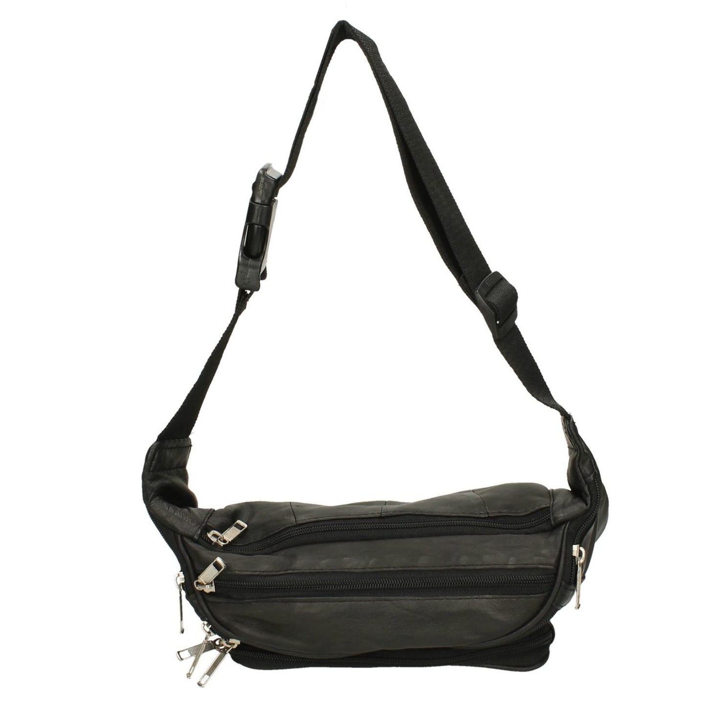 Unisex leather bum bag