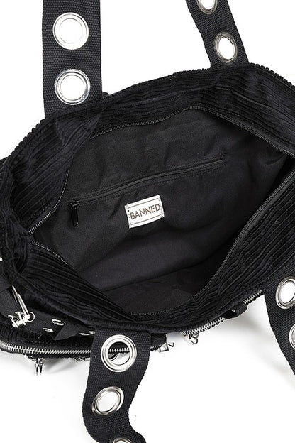 Black SWEET REVENGE HANDBAG...cord bag 🖤
