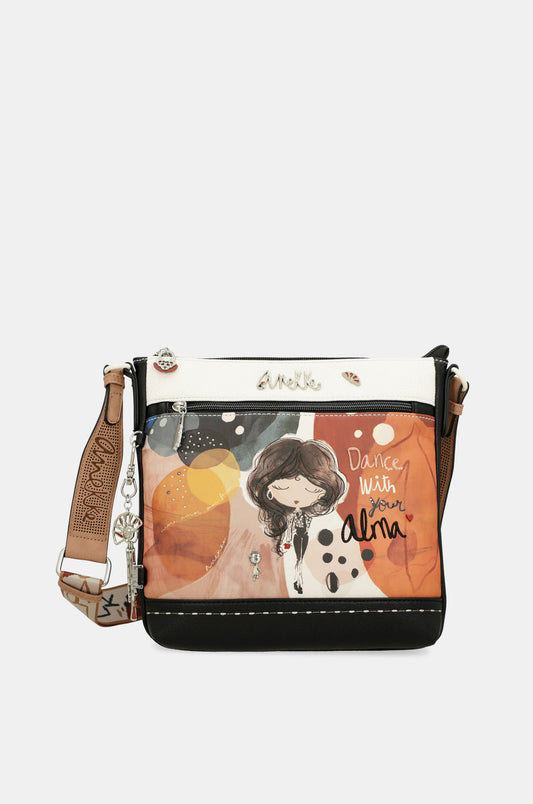 Crossbody bag with front pocket Alma