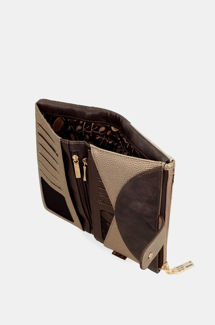 Large soft RFID wallet Tulip