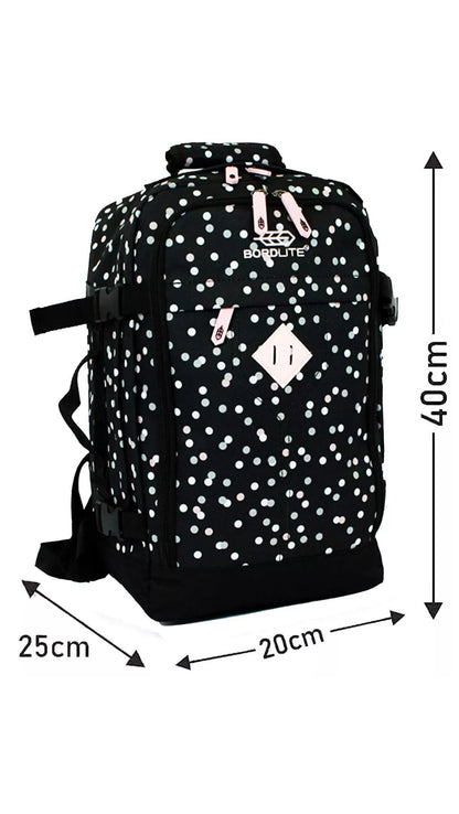 TRAVEL BACKPACK/CABIN BAG RYANAIR APPROVED 40X25X20cm UNDER SEAT (NEW IN!)
