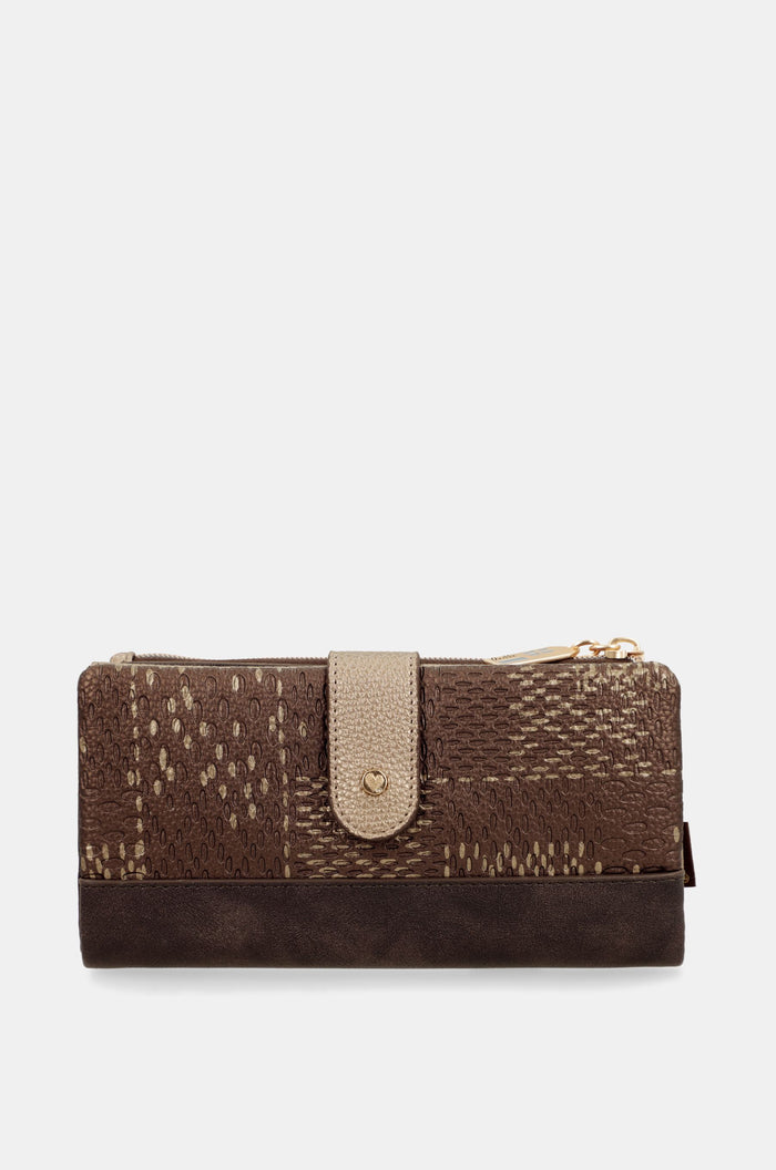 Large soft RFID wallet Tulip