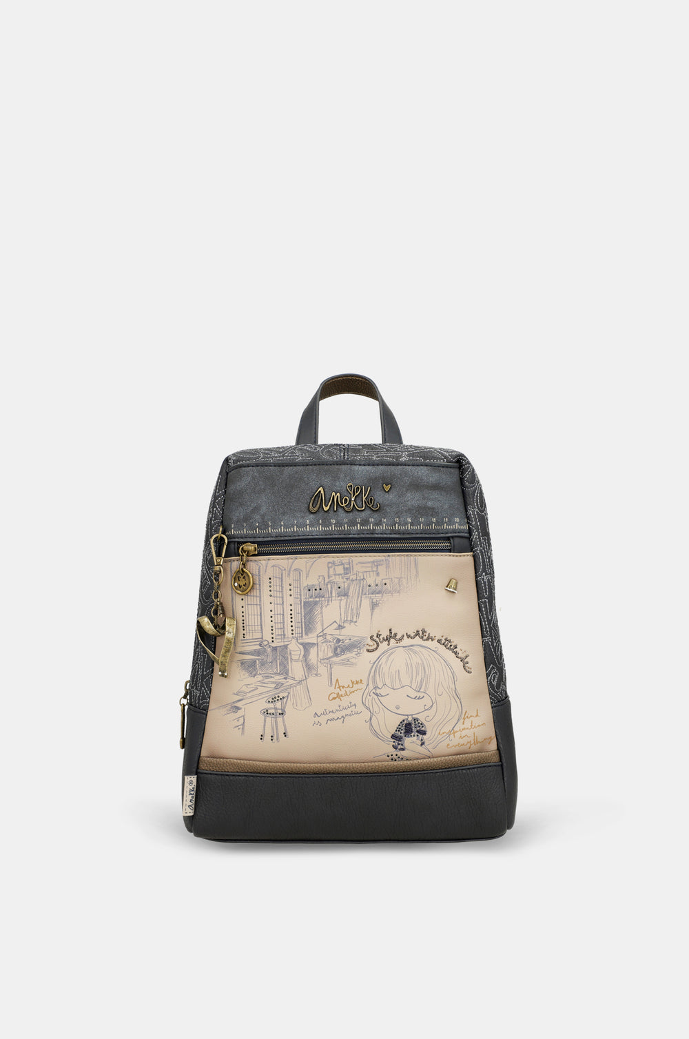 Studio backpack for leisure use