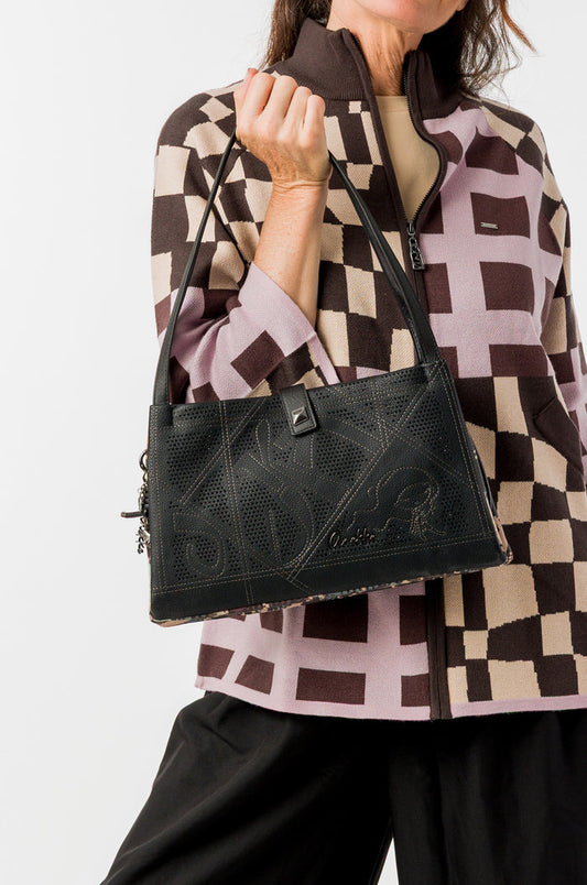 Square shoulder bag Iron