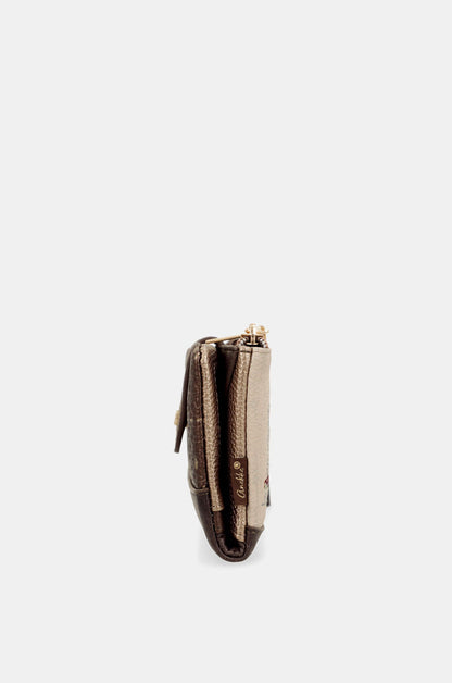 Large soft RFID wallet Tulip