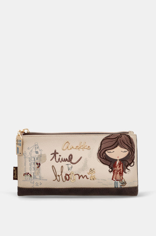 Large soft RFID wallet Tulip