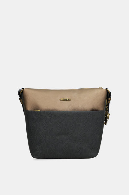 Studio large crossbody bag with front pocket