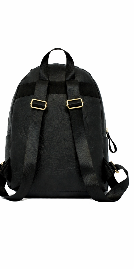 Black small backpack.