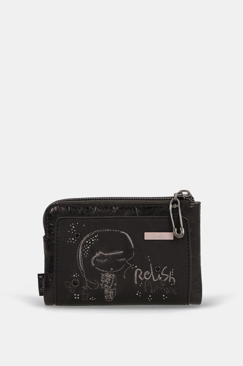 Medium soft RFID wallet Iron