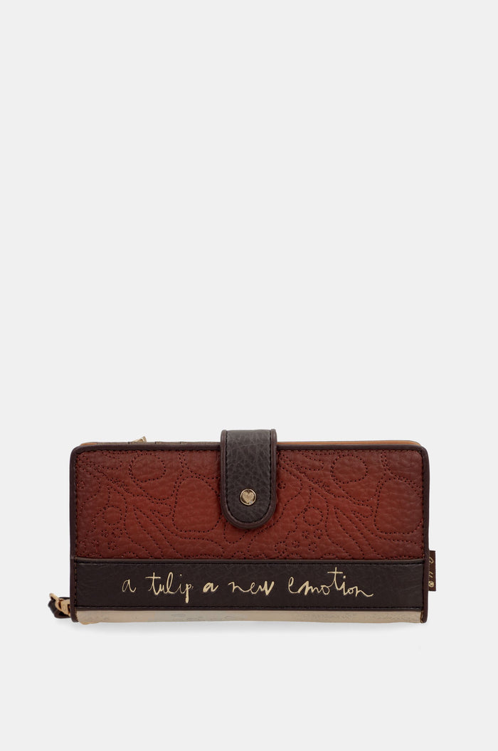 Rigid RFID wallet Tulip