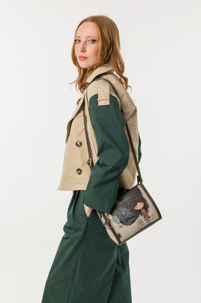 Printed crossbody bag Tulip