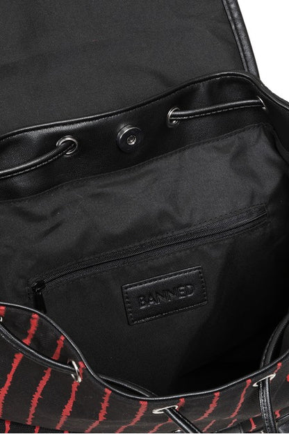 Black/Red Bloodline Pentagram Backpack