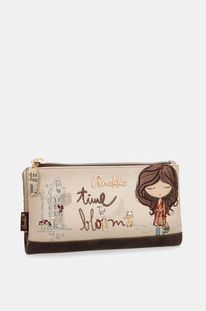 Large soft RFID wallet Tulip