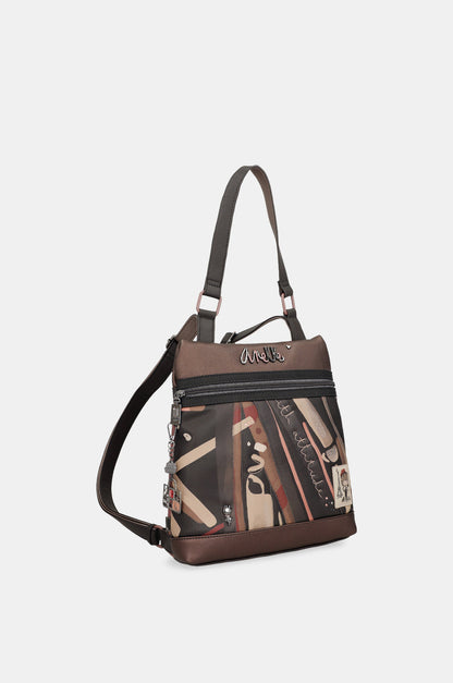 Parisian anti-theft backpack