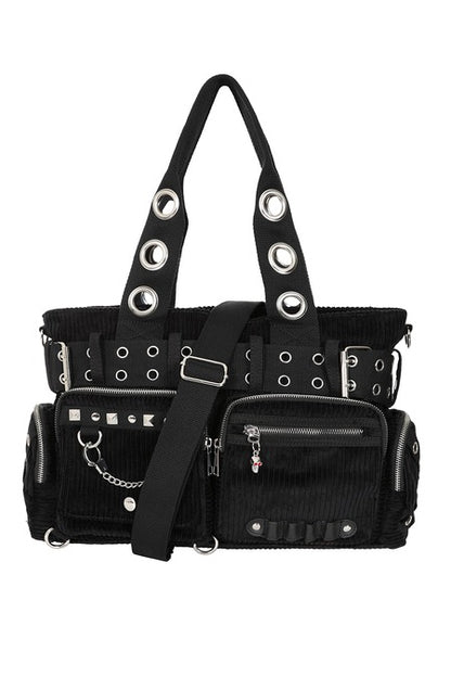 Black SWEET REVENGE HANDBAG...cord bag 🖤
