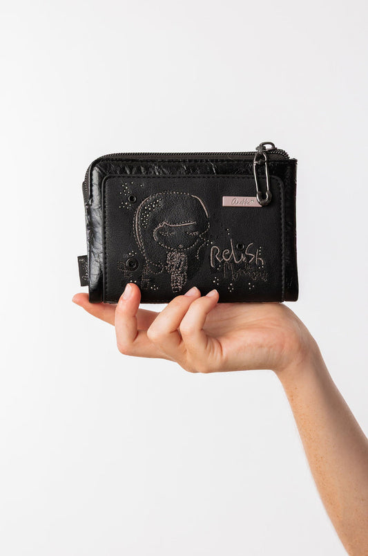Medium soft RFID wallet Iron