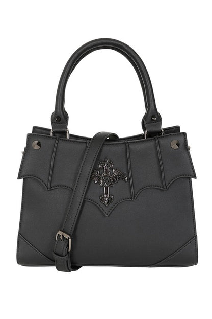 Black VEIL OF VESPER HANDBAG