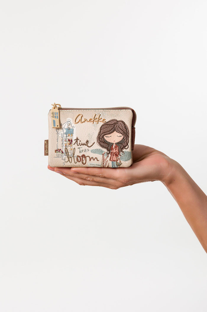 3-compartment purse Tulip