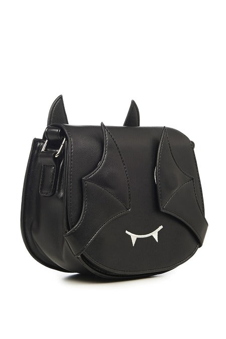 Black RELEASE THE BATS SHOULDER BAG