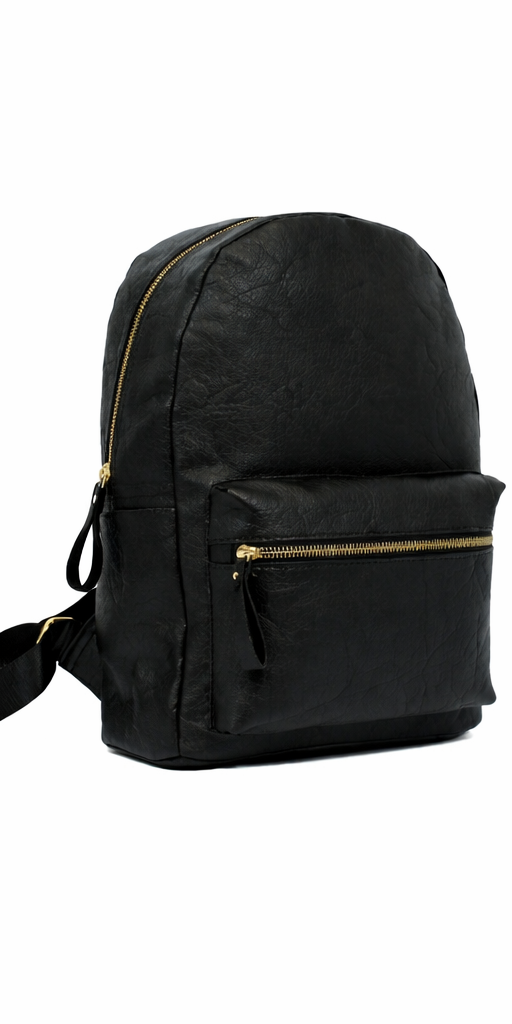 Black small backpack.