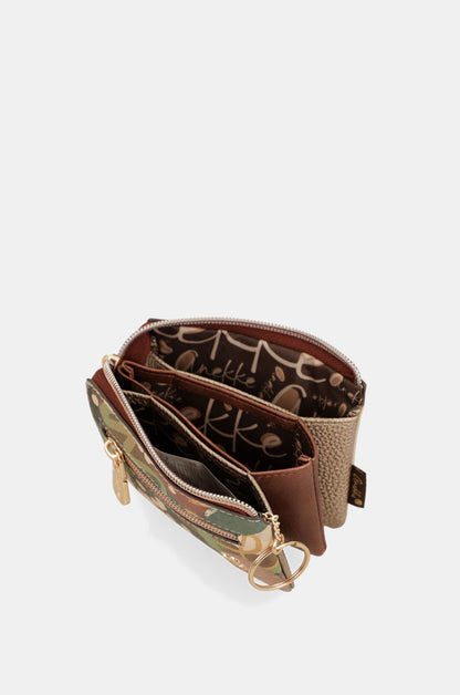 3-compartment purse Tulip
