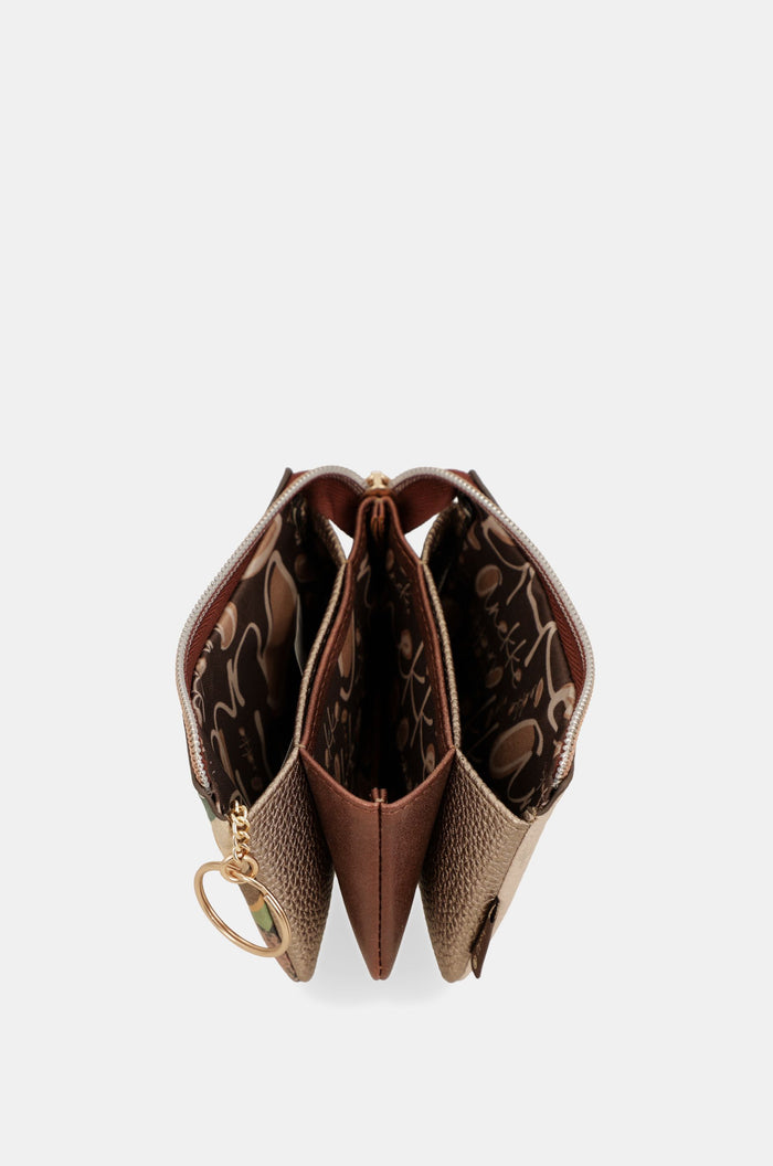 3-compartment purse Tulip