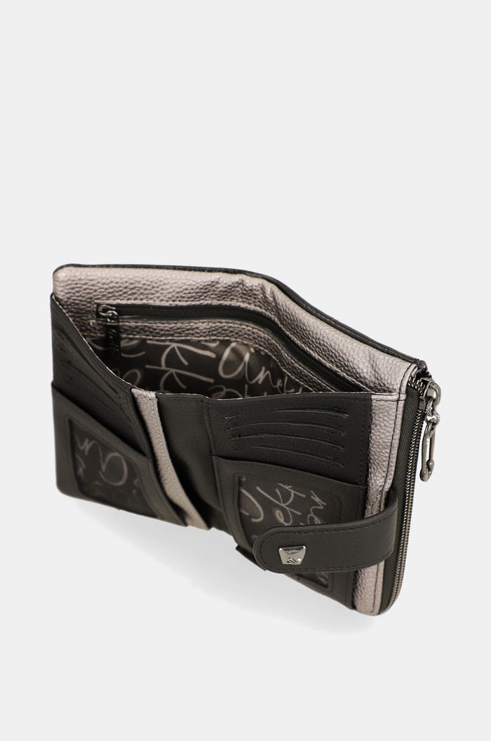 Medium soft RFID wallet Iron