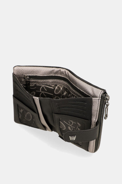 Medium soft RFID wallet Iron
