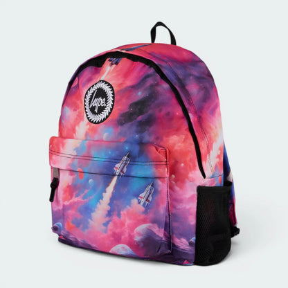 Hype Unisex Multi Pastel Space Launch Backpack