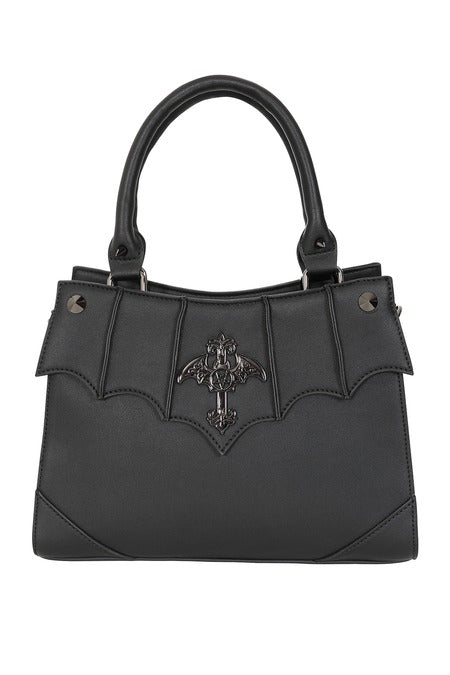 Black VEIL OF VESPER HANDBAG