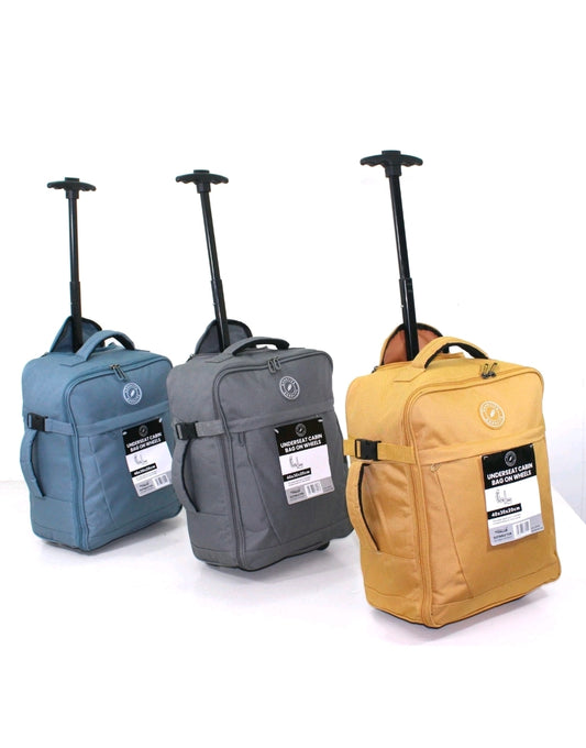 RYANAIR...NEW SIZE 40x30x20cm underseat bag on wheels. FREE DELIVERY