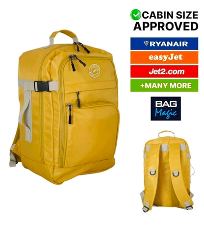 RYANAIR 40x20x25 Underseat Backpack Cabin Bag Nylon Travel Rucksack EasyJet.