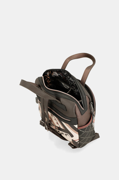 Parisian short-handle medium backpack