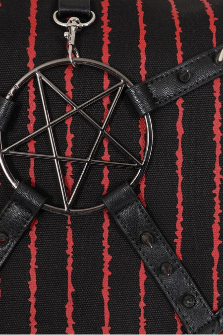 Black/Red Bloodline Pentagram Backpack