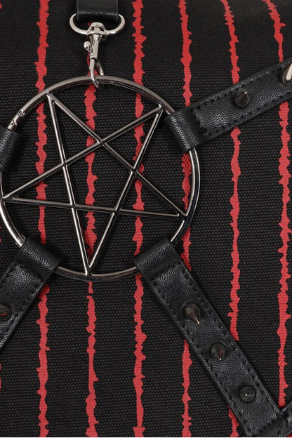 Black/Red Bloodline Pentagram Backpack