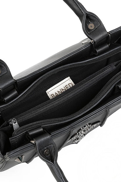 Black VEIL OF VESPER HANDBAG