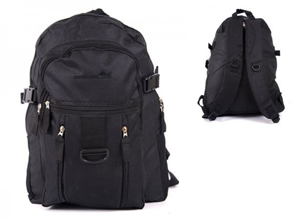 Borderline black backpack