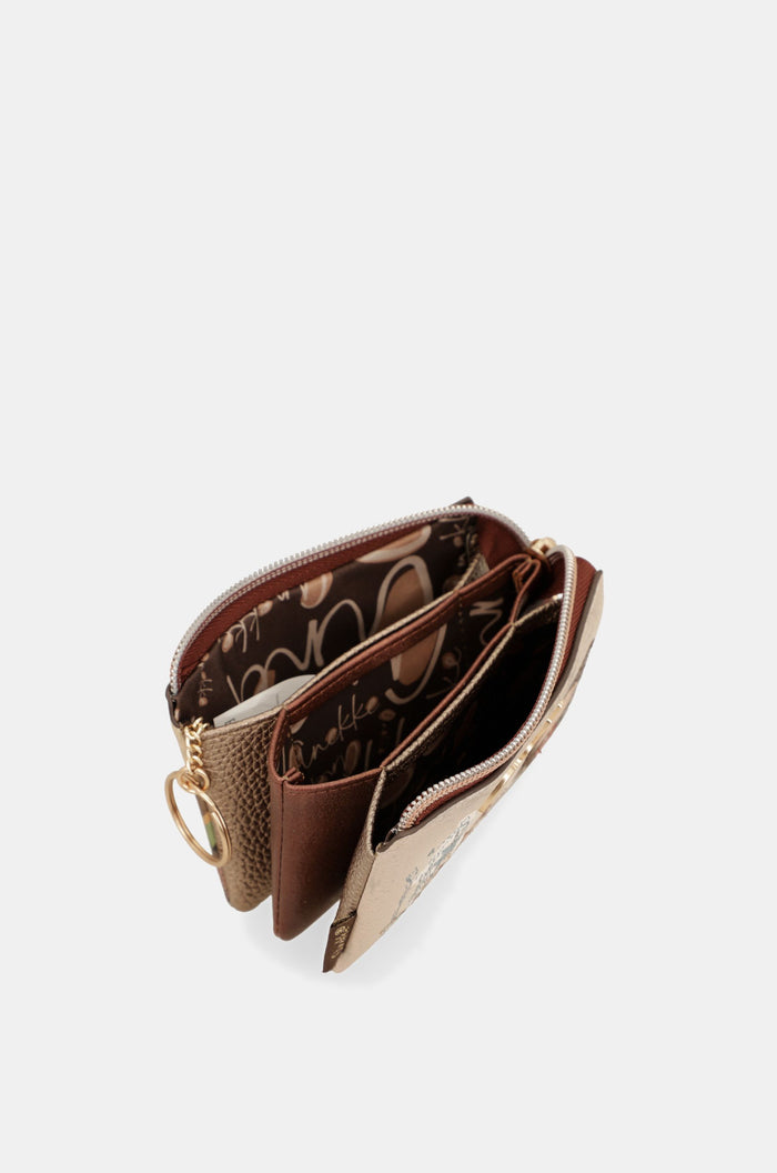 3-compartment purse Tulip