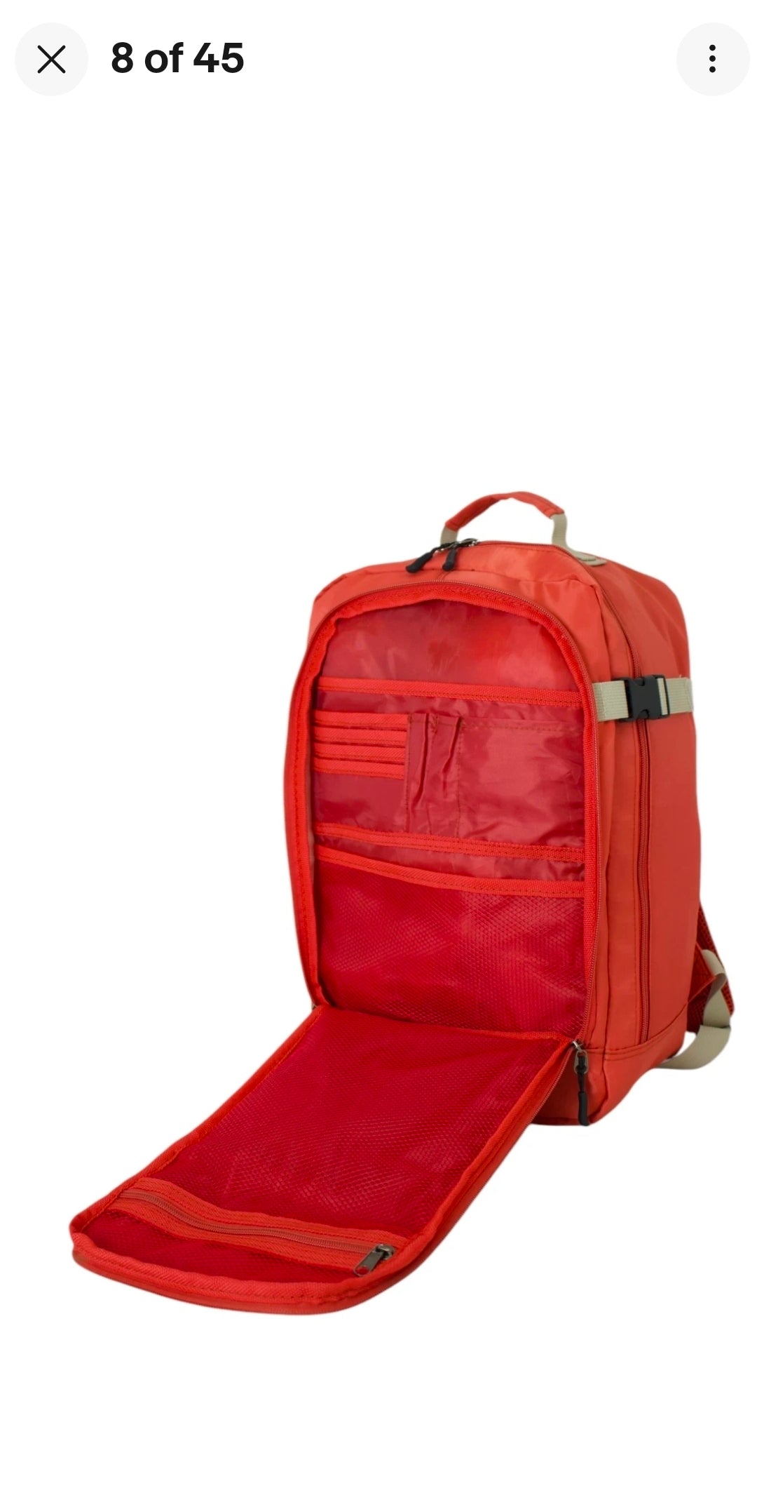 RYANAIR 40x20x25 Underseat Backpack Cabin Bag Nylon Travel Rucksack EasyJet.