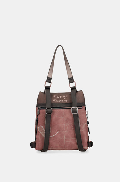 Parisian anti-theft backpack