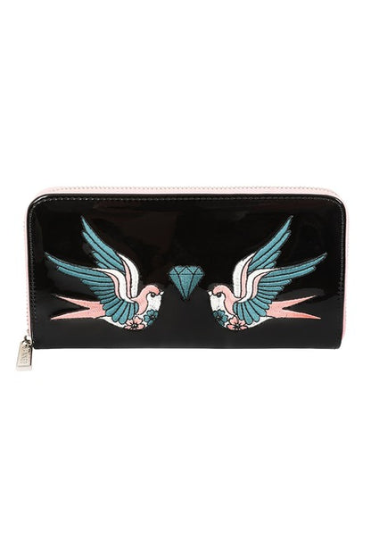 Black THE SWALLOWS RETURN PURSE