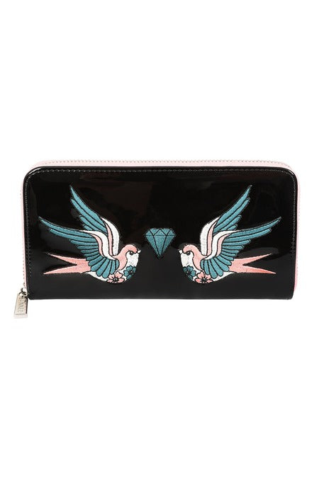 Black THE SWALLOWS RETURN PURSE