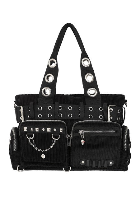 Black SWEET REVENGE HANDBAG...cord bag 🖤