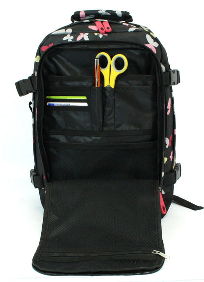 TRAVEL BACKPACK/CABIN BAG RYANAIR APPROVED 40X25X20cm UNDER SEAT (NEW IN!)
