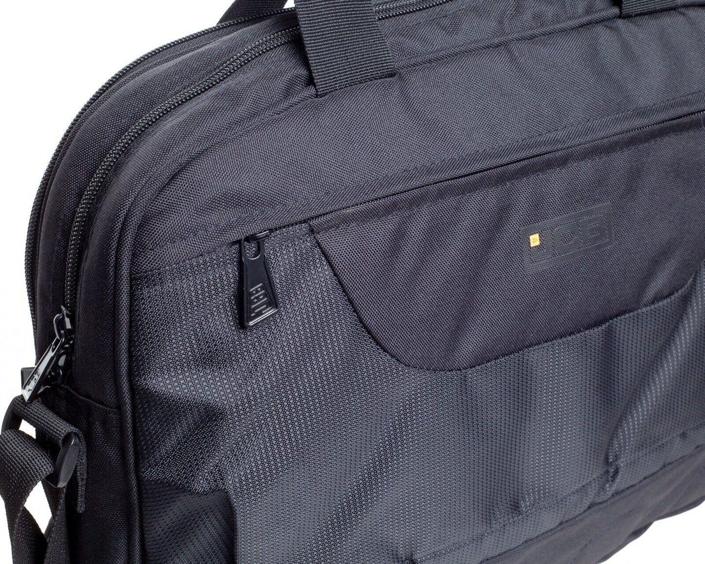 JCB Laptop Bag Up To 16in Notebook Messenger Bag Laptop Shoulder Travel Black
